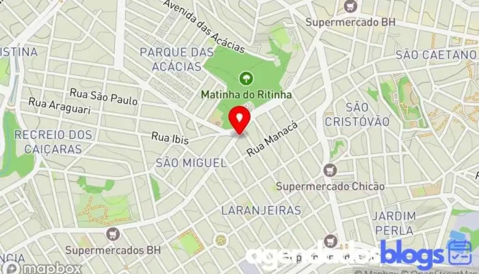 mapa de Drogaria Preço Popular Drogaria, Farmácia em Betim