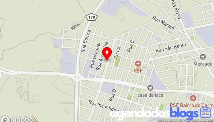 mapa de DROGARIA REAL FARMA Farmácia em - Catulina Matos de Castro