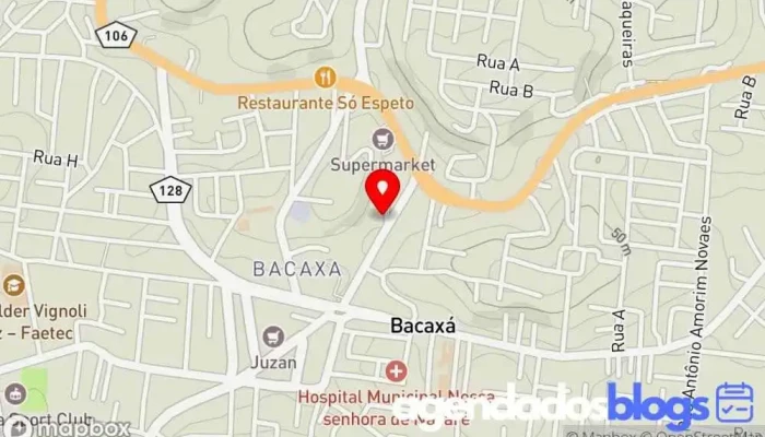 mapa de Drogaria Rede lagos - Bacaxá Farmácia em Saquarema