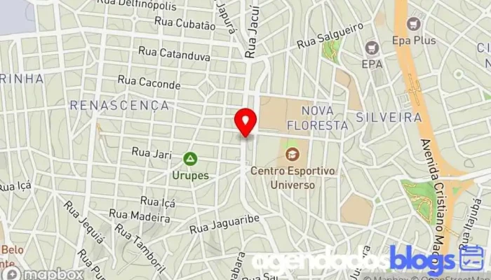 mapa de Drogaria REDEFARMA Drogaria, Loja de vitaminas e suplementos em Belo Horizonte