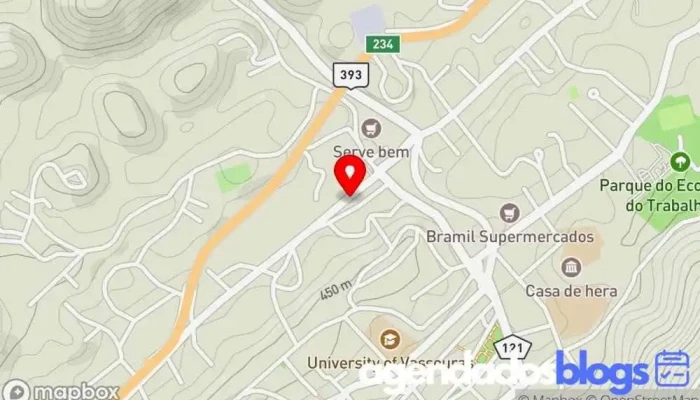 mapa de Drogaria Renovação  em Vassouras