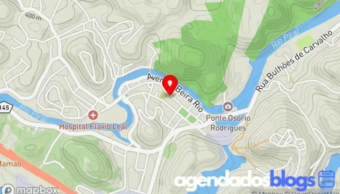 mapa de Drogaria Retiro Drogaria, Farmácia em Piraí