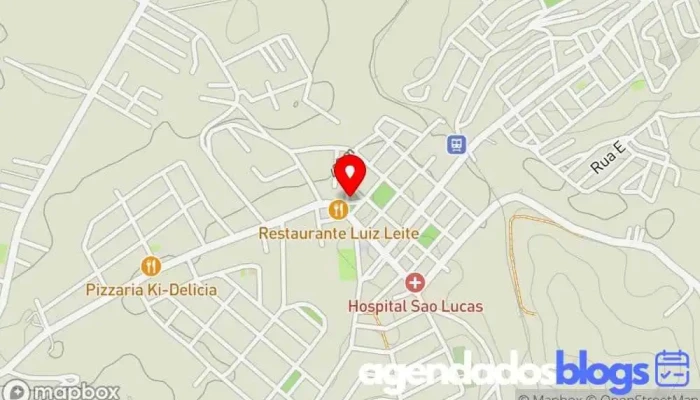 mapa de Drogaria Retiro Empresa farmacêutica, Farmácia em Quatis