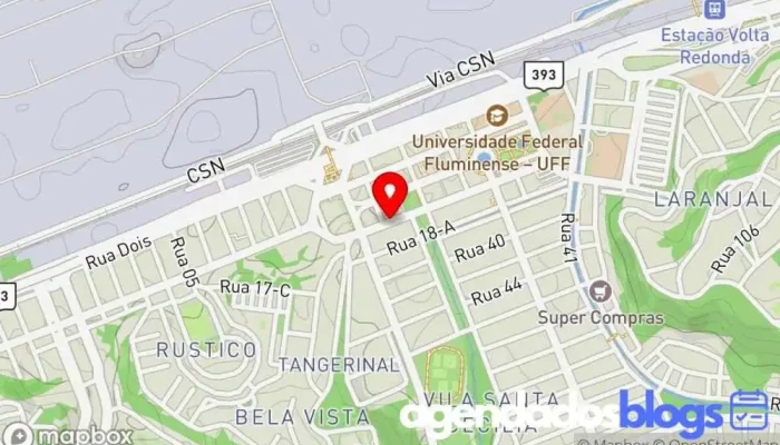 mapa de Drogaria Retiro Drogaria, Farmácia em Volta Redonda