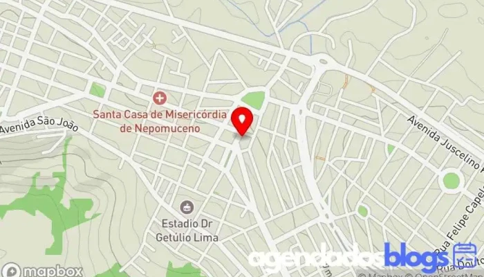 mapa de Drogaria Rodrigues Drogaria em - Nepomuceno