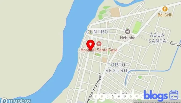 mapa de Drogaria Sanjoanense Drogaria, Farmácia em São João da Barra