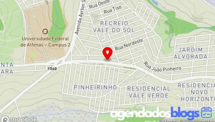 mapa de Drogaria Santa Maria Pinheirinho Drogaria em Alfenas