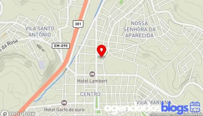 mapa de Drogaria Santa Rita - Grupo Multifarma Drogaria, Farmácia em Cambuí