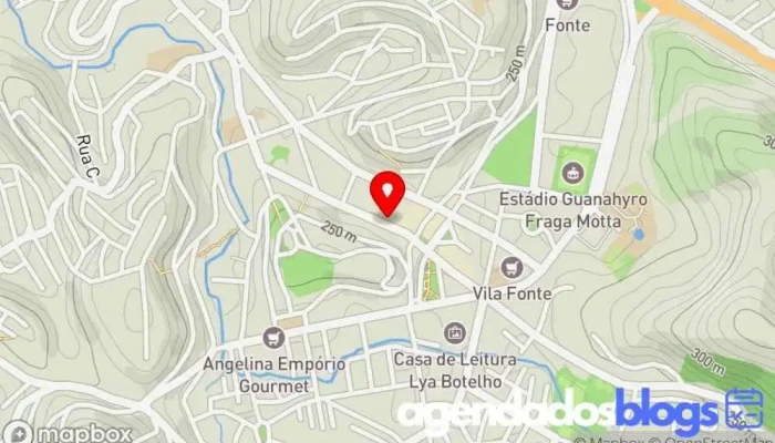 mapa de Drogaria Santa Rita de Leopoldina Drogaria em Leopoldina