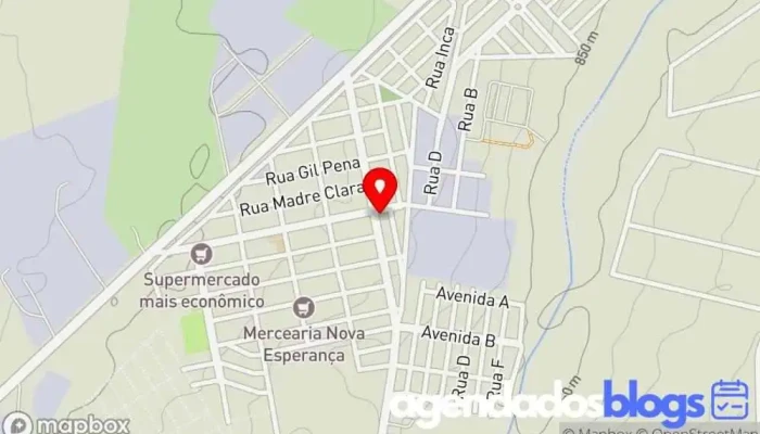 mapa de Drogaria Santa Rita Drogaria em - Santa Rita de Cassia