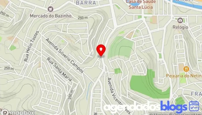 mapa de Drogaria Santa Rita Drogaria em - Centro