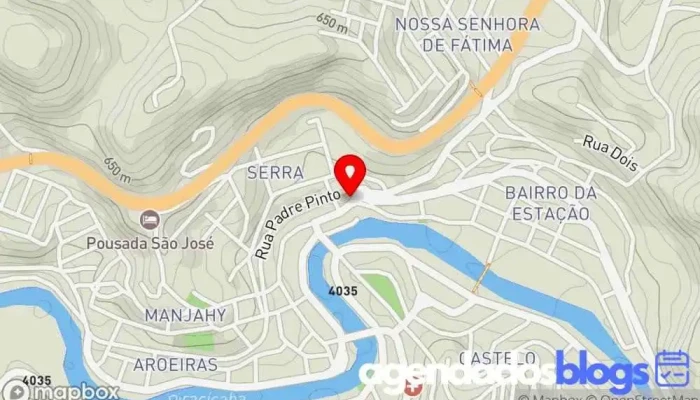 mapa de Drogaria Santa Rita Empresa farmacêutica em - Centro