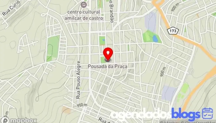 mapa de Drogaria Santa Rita Farmácia em - Centro