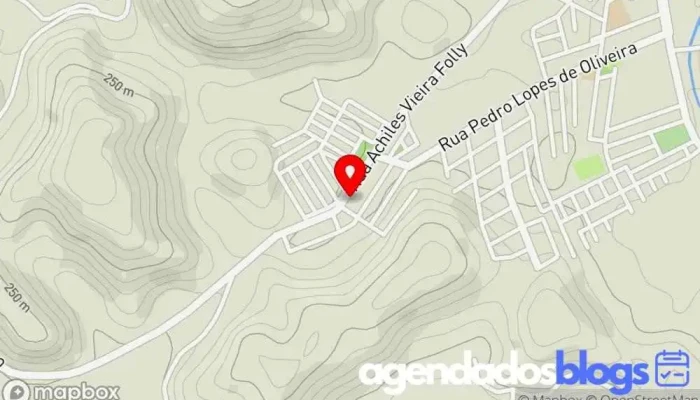 mapa de Drogaria Santo Antônio Farmácia em Porciúncula