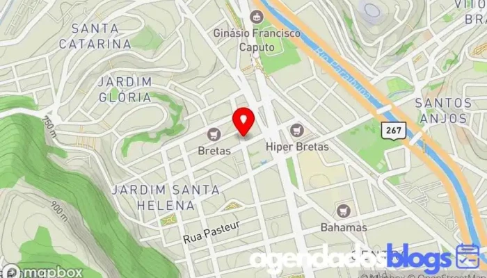mapa de Drogaria Santo Antônio Drogaria, Farmácia em Juiz de Fora