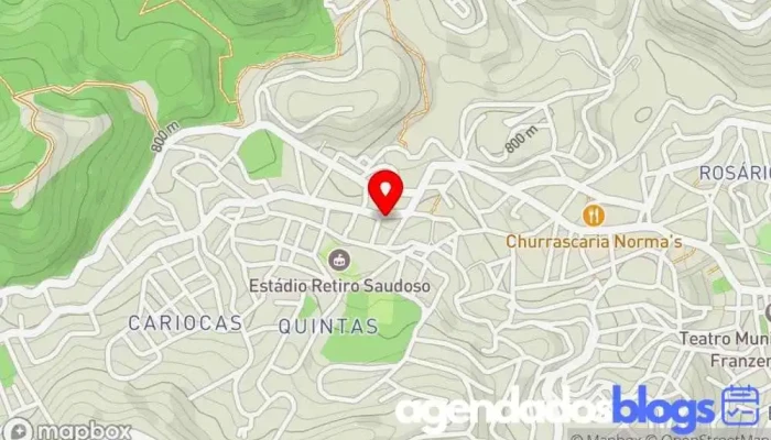 mapa de Drogaria Santo Antônio Farmácia em - Retiro
