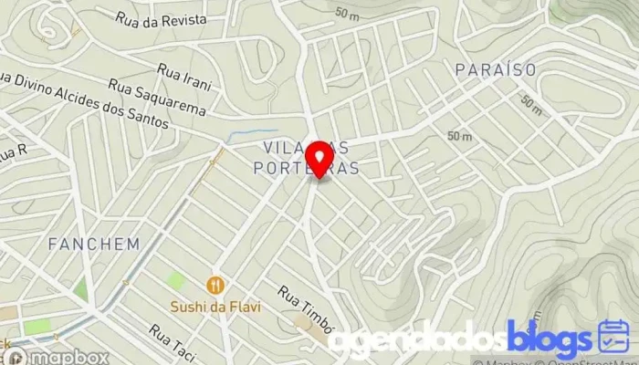 mapa de DROGARIA SANTOS Empresa farmacêutica, Perfumaria, Ambulatório em Queimados