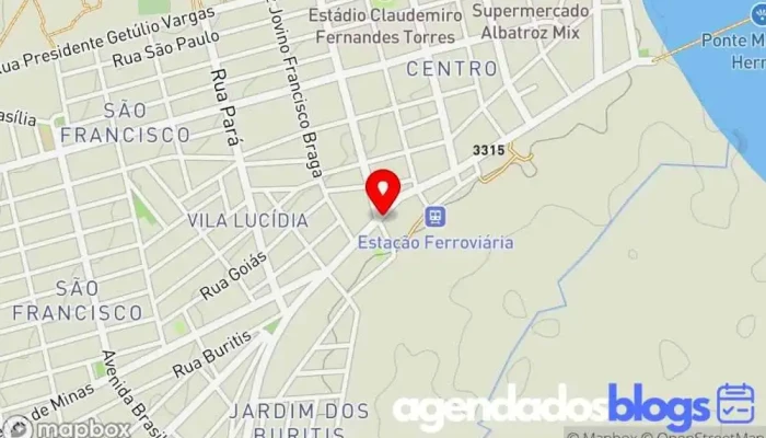mapa de Drogaria Sao Camilo Drogaria em Buritizeiro