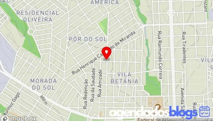 mapa de Drogaria São Carlos Drogaria, Farmácia em Alfenas