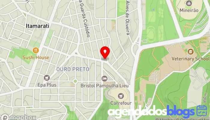 mapa de Drogaria São Félix Drogaria em Belo Horizonte