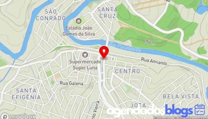 mapa de Drogaria São Geraldo de Brumadinho Drogaria em Brumadinho