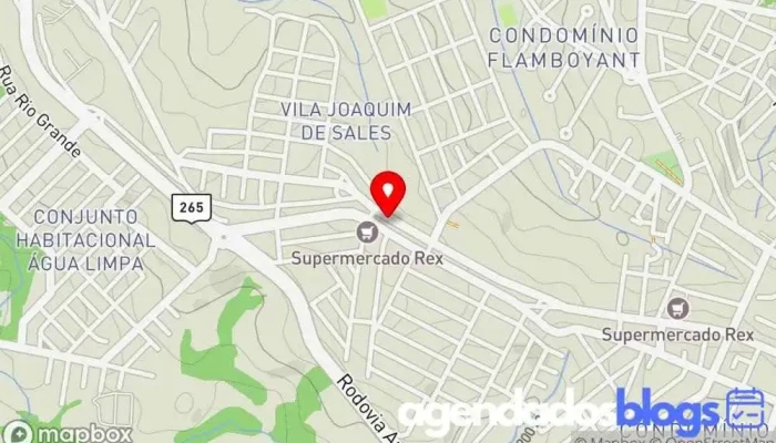 mapa de Drogaria São José - Rede Inova Loja de Conveniência em Lavras