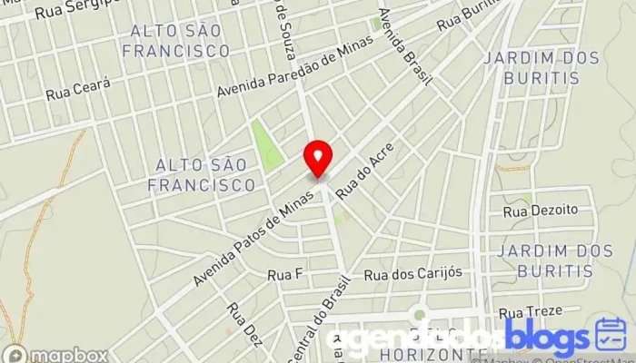 mapa de DROGARIA São José Drogaria em Buritizeiro