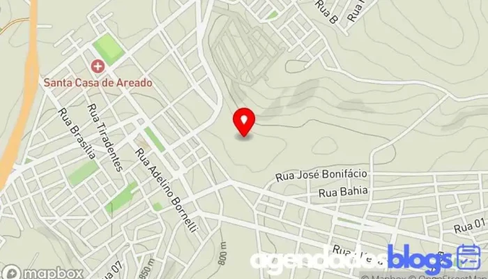 mapa de Drogaria São Judas Drogaria, Farmácia em Areado