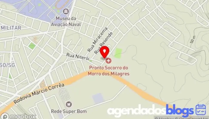 mapa de Drogaria São Pedro Drogaria em São Pedro da Aldeia