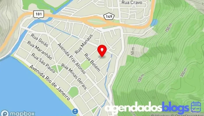 mapa de Drogaria Saraiva Farmácia em Mangaratiba