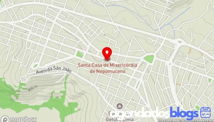 mapa de Drogaria Sarquis Drogaria em - Nepomuceno