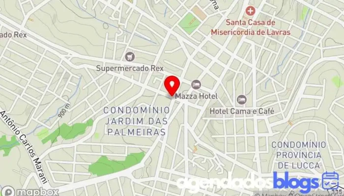 mapa de Drogaria Saúde de Lavras Drogaria em Lavras