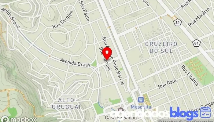 mapa de Drogaria Saúde Drogaria, Farmácia em Mesquita