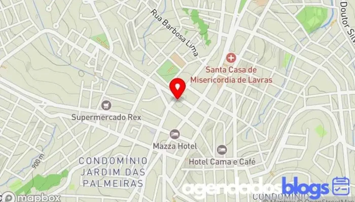 mapa de Drogaria Saúde Drogaria, Farmácia em Lavras