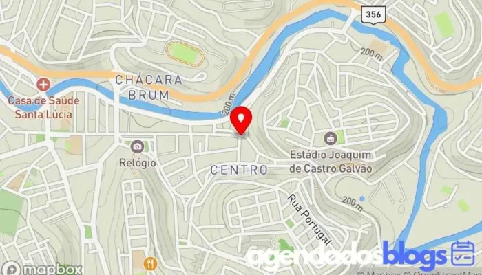 mapa de Drogaria Saúde Farmácia em - Muriaé