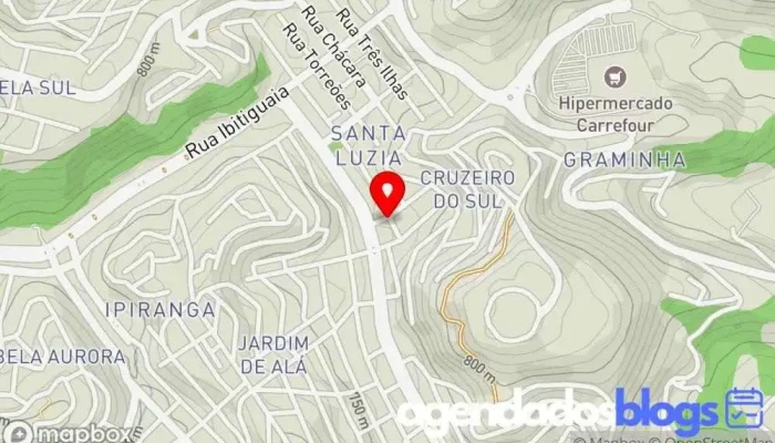 mapa de Drogaria Saúde Nobre Drogaria, Farmácia em Juiz de Fora