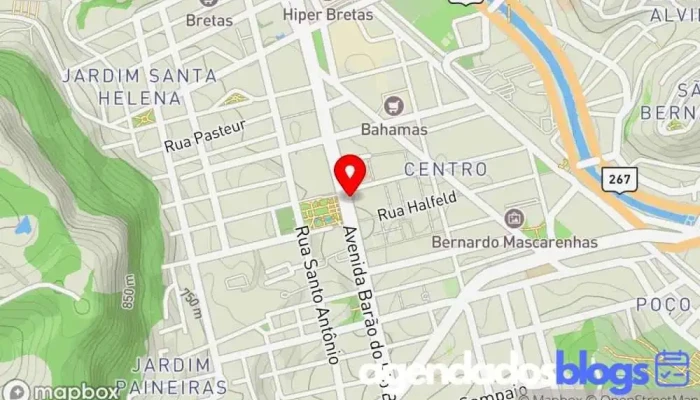 mapa de Drogaria Serve Mais Drogaria, Farmácia em Juiz de Fora