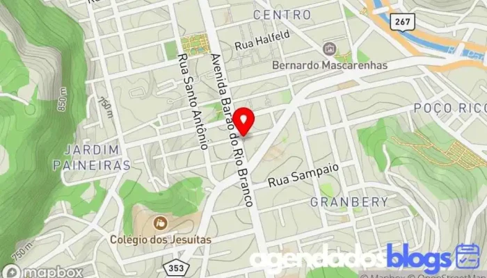 mapa de Drogaria Silva - Farmácia de Manipulação e Homeopatia Loja de produtos naturais, Farmácia de homeopatia em Juiz de Fora