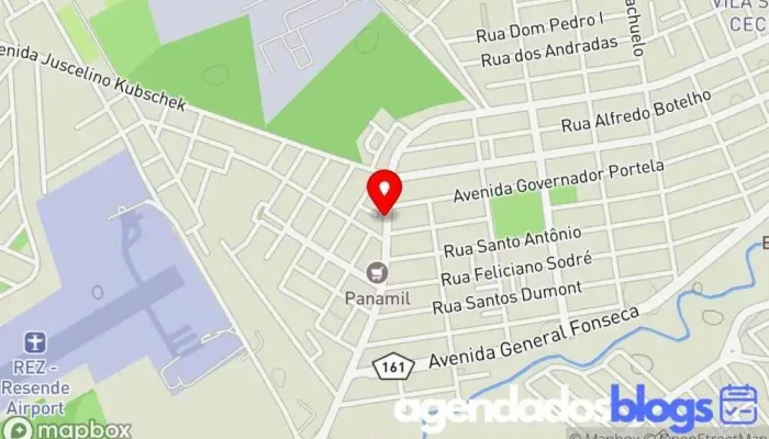 mapa de Drogaria Silva Duarte Drogaria, Farmácia em Resende