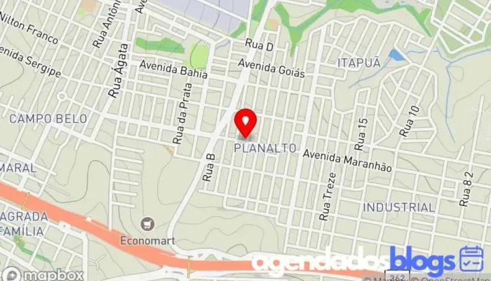 mapa de Drogaria Snr de Nova Serrana Drogaria em - Santo Antonio