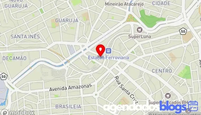 mapa de Drogaria Souza Aguiar Drogaria em Betim