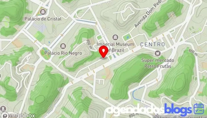 mapa de Drogaria Tamoio Drogaria em Petrópolis