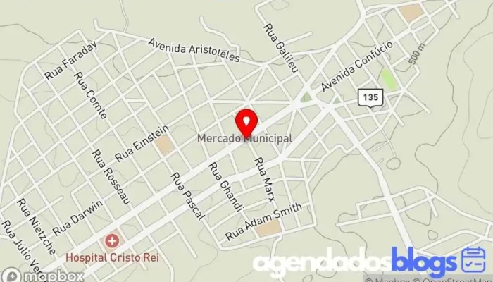 mapa de Drogaria Três Poderes Ltda Drogaria em - Montalvânia