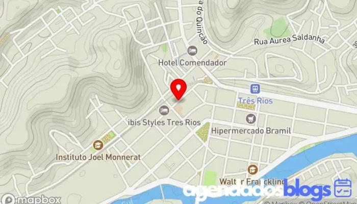 mapa de Drogaria Ultra Econômica Drogaria em Três Rios