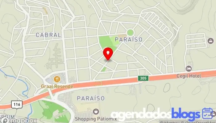 mapa de Drogaria Ultra Popular Farmácia, Drogaria em Resende