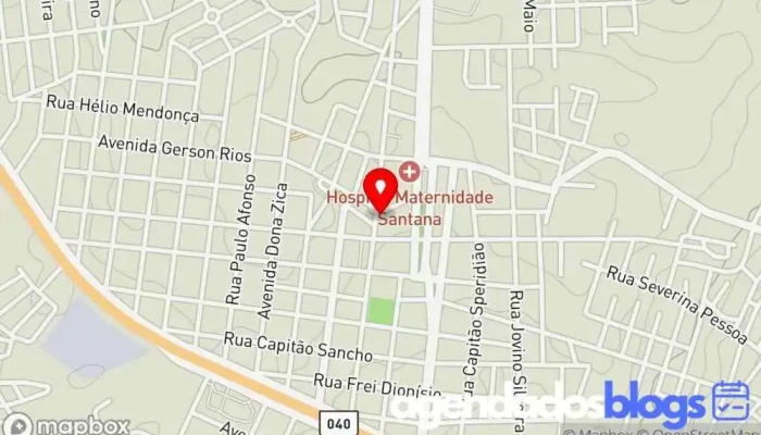 mapa de DROGARIA ULTRAPOPULAR GENERICA Empresa farmacêutica em João Pinheiro