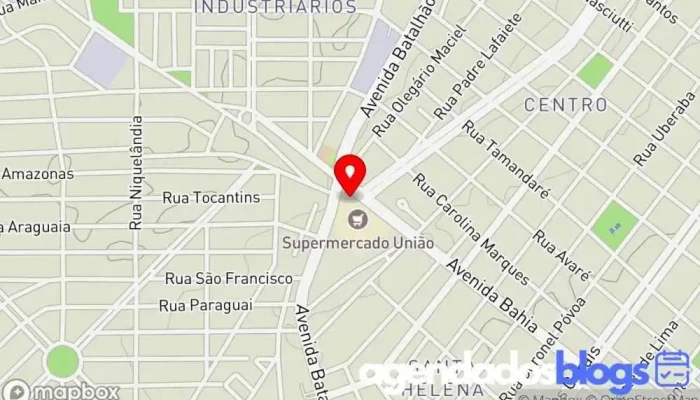 mapa de Drogaria Unifarma Ltda Drogaria, Farmácia em Araguari