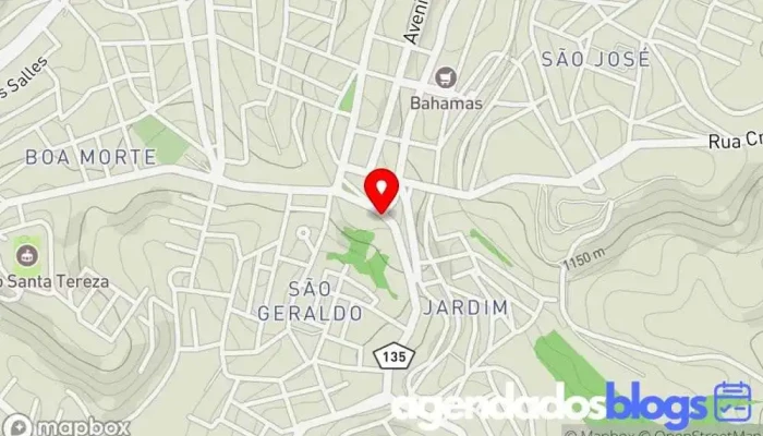 mapa de Drogaria Vertentes Drogaria, Farmácia em Barbacena