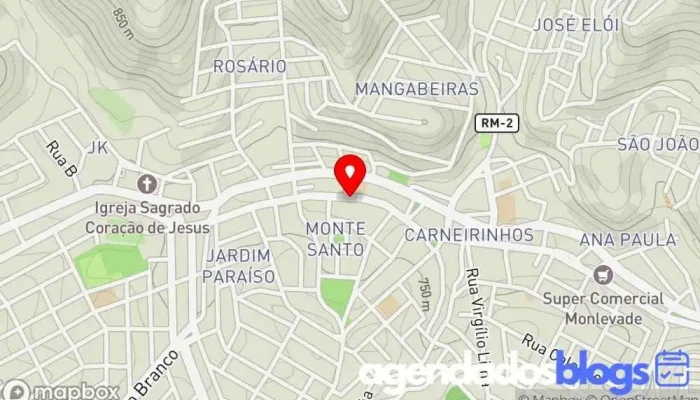 mapa de Drogaria Veterinária Veterinário em João Monlevade