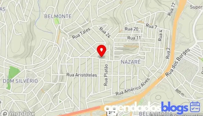 mapa de Drogaria VIC FARMA - Nazaré Drogaria, Loja de Conveniência, Serviço de entregas expresso, Loja de medicamentos fitoterápicos, Delivery, Perfumaria, Farmácia, Loja de produtos de higiene em Belo Horizonte